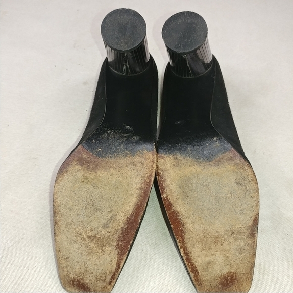 Women’s Stuart Weitzman Black Suede Mirrored Cylin - Picture 3 of 7